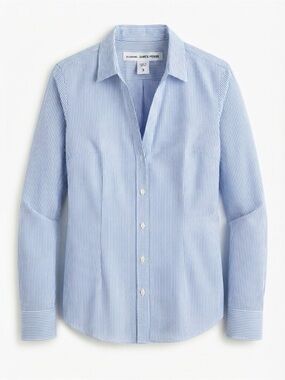 Standard James Perse Blue Striped Long Sleeve Button-Down – Size 3 / Large